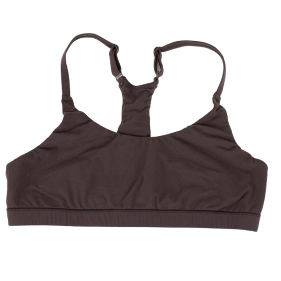 SKIMS Razorback Scoop Bralette Brown Size Small - Picture 1 of 3
